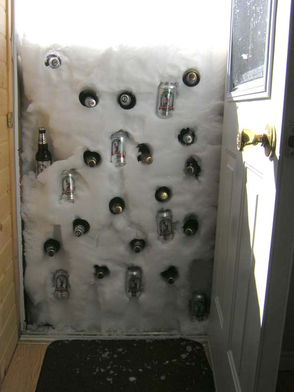 snowed in beer img @ imgur