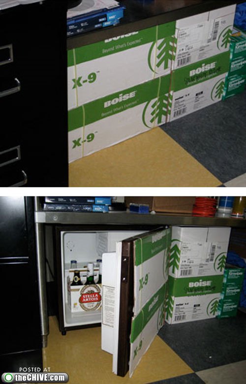 beer fridge revealed