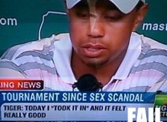 Tiger Woods “Took it In”