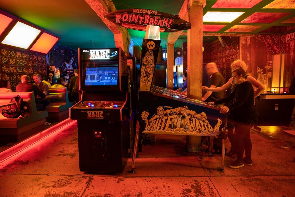 Neon Lights and Games at Add-a-Ball