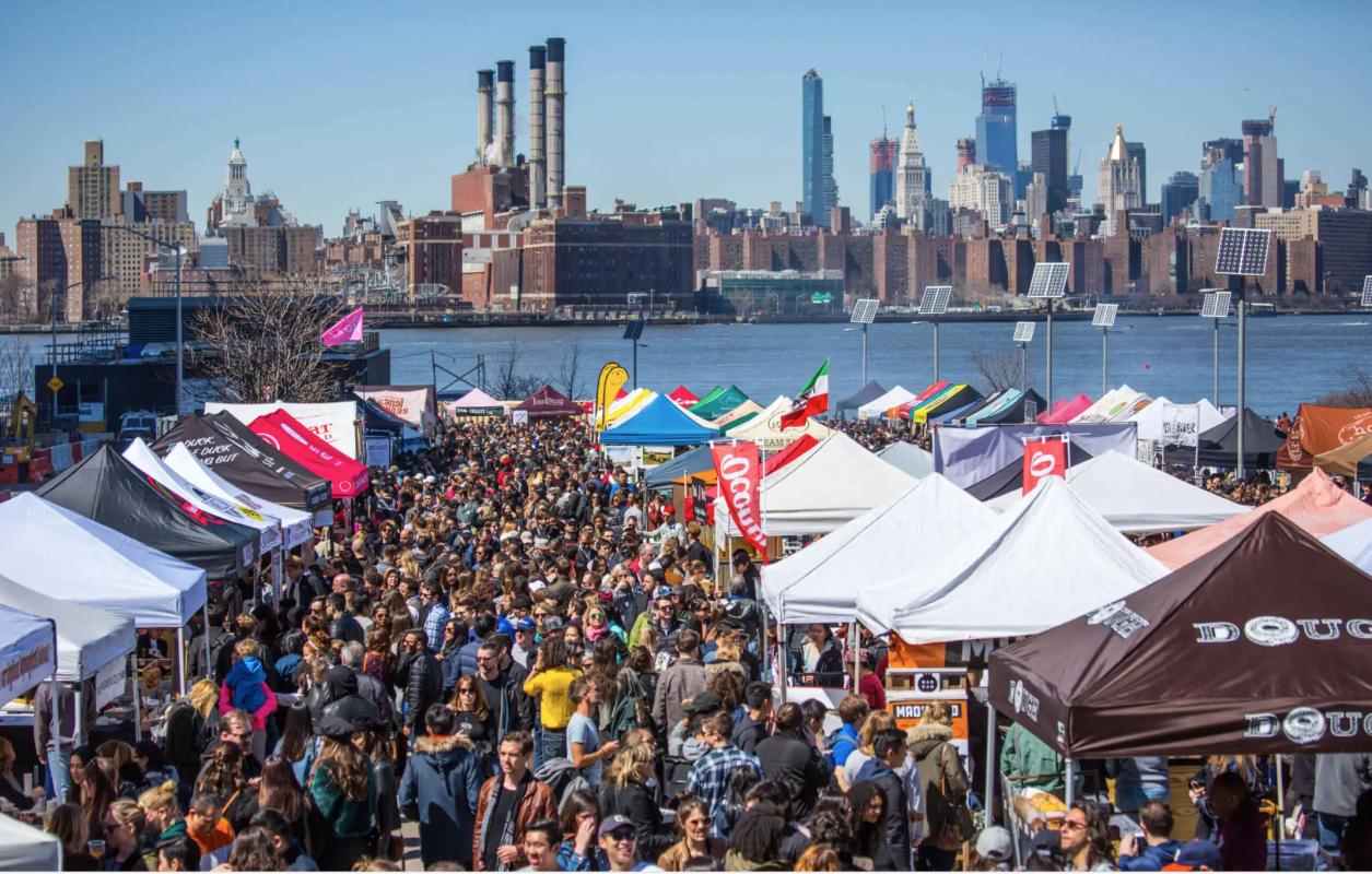 Street Food and People Watching at Smorgasburg